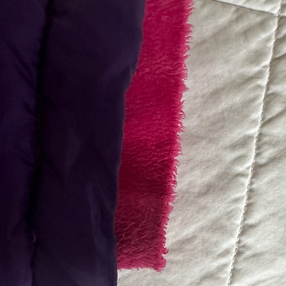 SO Kids Pink/Purple Puffer Jacket- size 4/5 - Picture 7 of 10